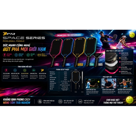 Vợt Pickleball Space