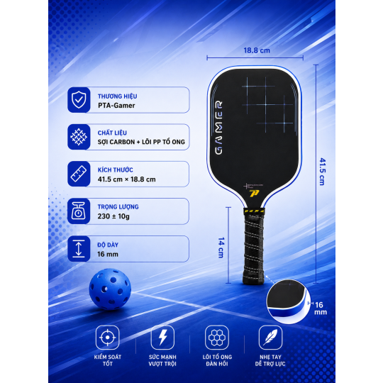 Vợt Pickleball Gamer