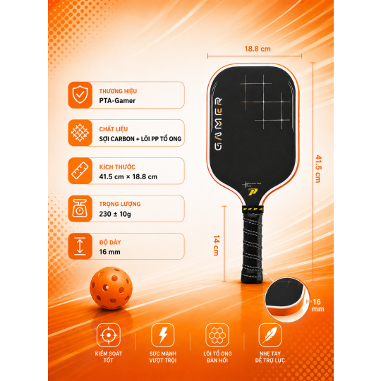 Vợt Pickleball Gamer